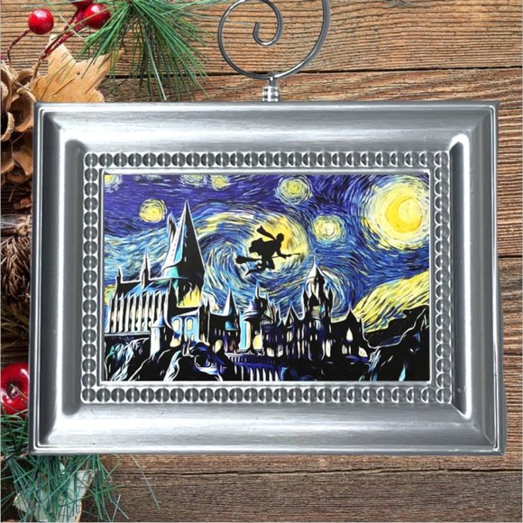 The Starry Night Harry Potter Hogwarts Christmas Tree Ornament - Picture 1 of 3